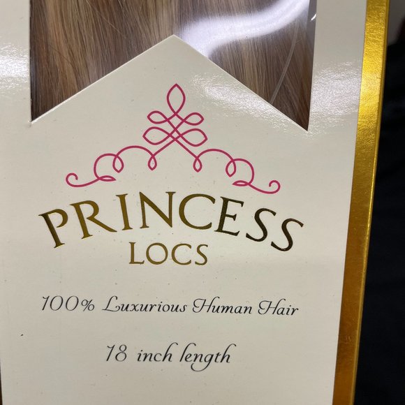 Princess Locs Human Hair Extensions String Clip on NIP 613/27 - Picture 8 of 9